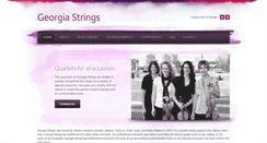 Desktop Screenshot of georgiastrings.com